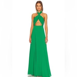 Ronny Kobo Mona green dress